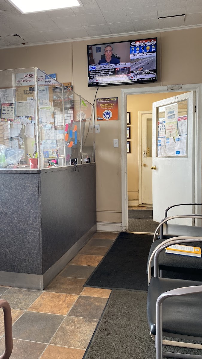 The view from the bay